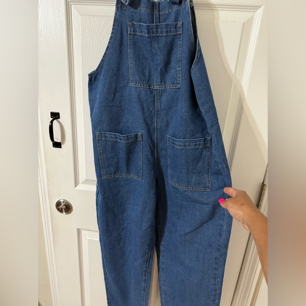 Women's Blue Denim Overalls